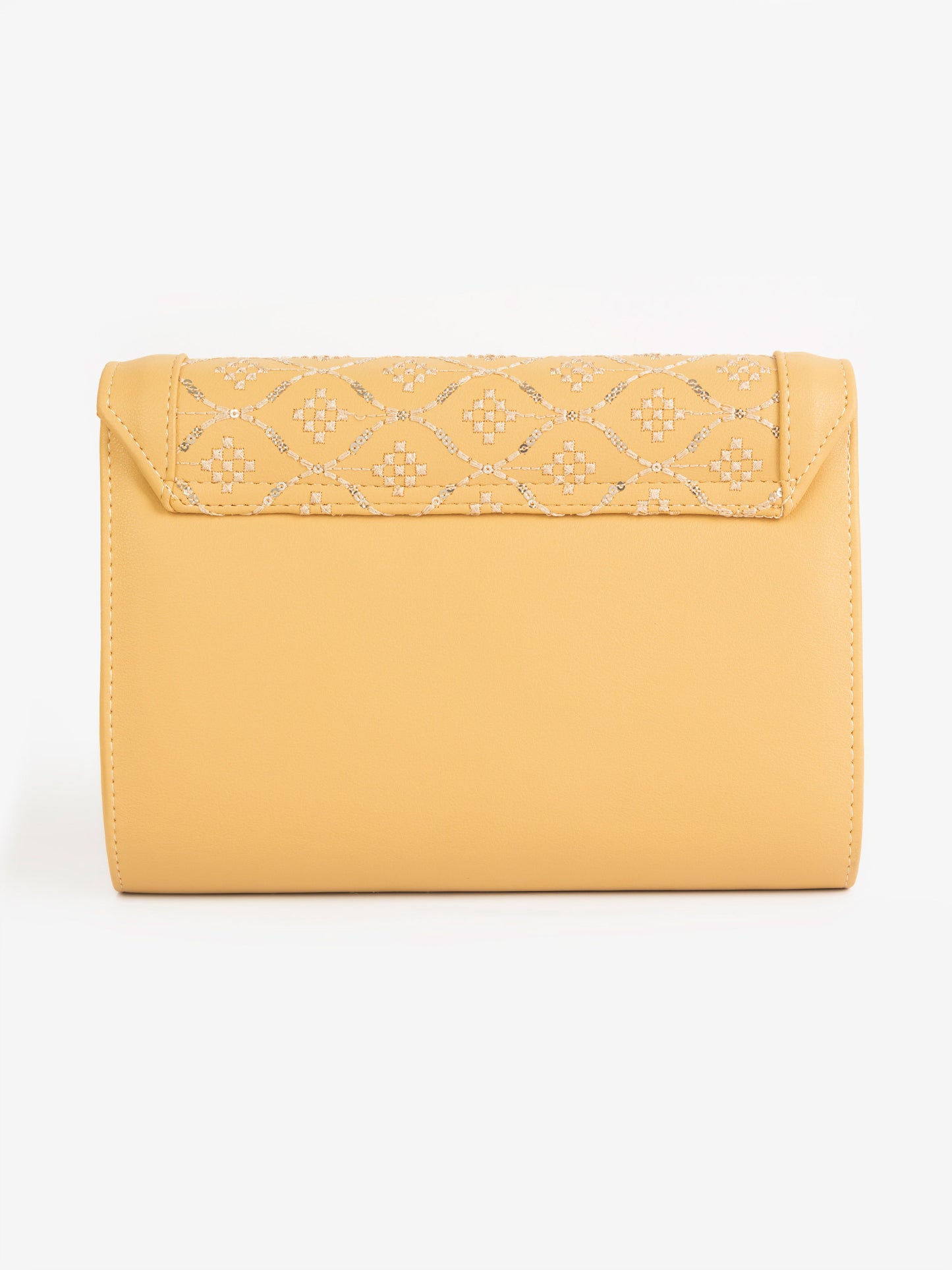 Sequin Embroidered Clutch