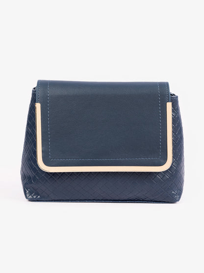 Criss Cross Patterned Handbag