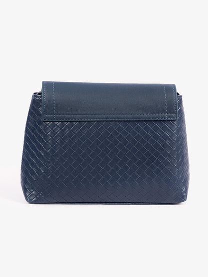 Criss Cross Patterned Handbag