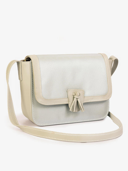 Criss Cross Patterned Handbag