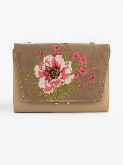 Embroidered Clutch
