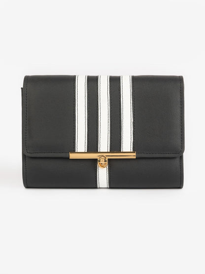 Striped Clutch