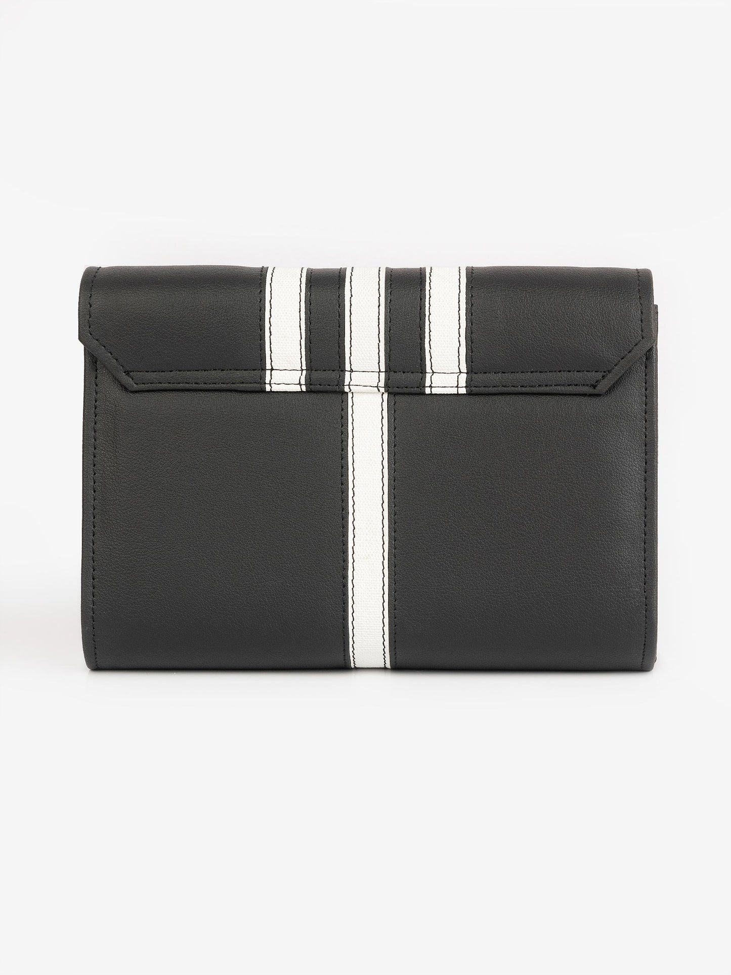 Striped Clutch