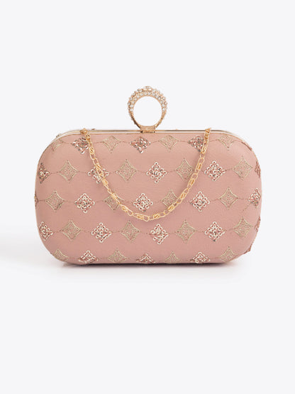 Sequin Embellished Clutch