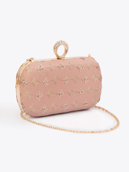 Sequin Embellished Clutch
