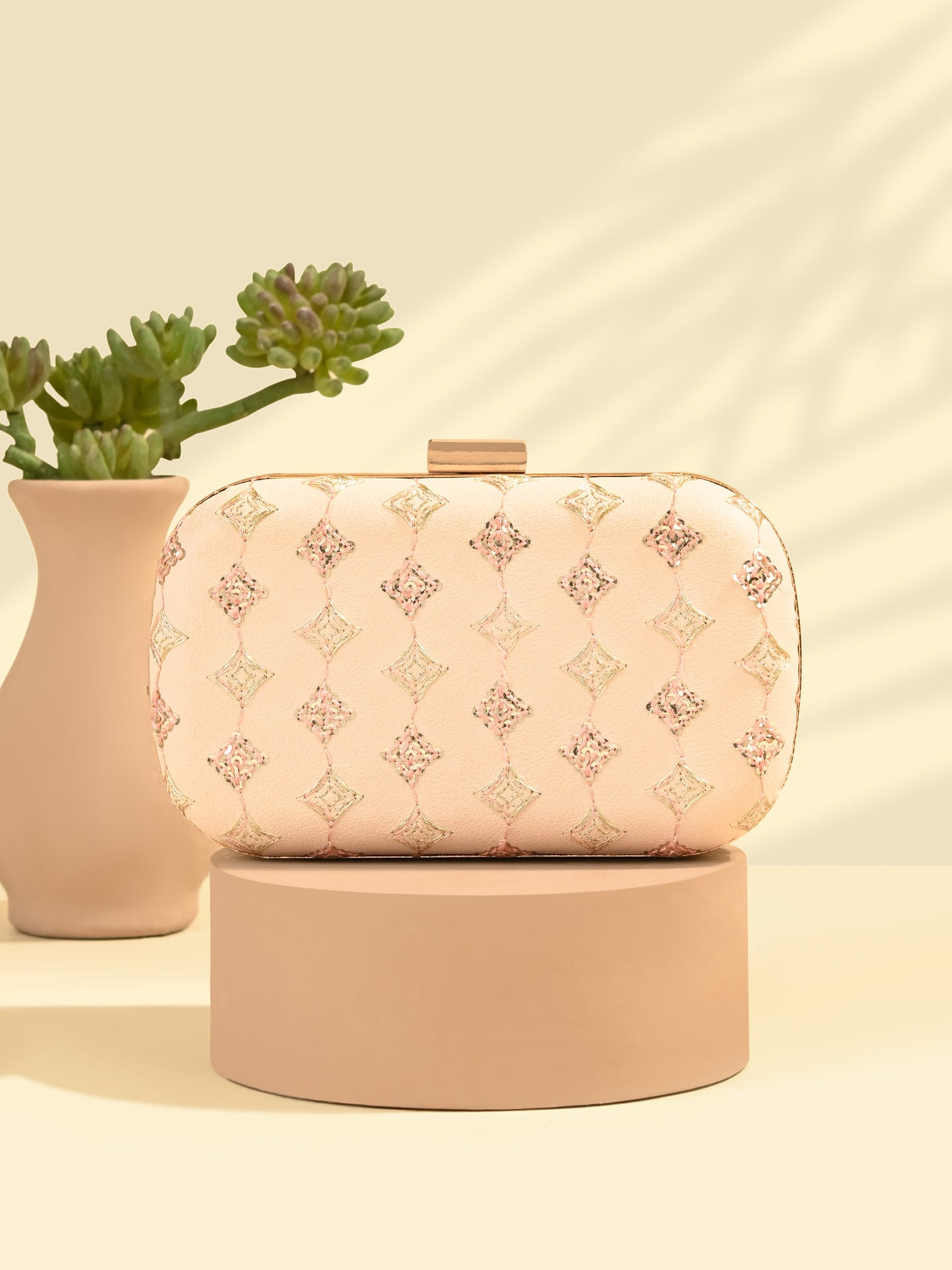 Sequin Embellished Clutch