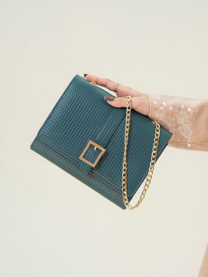 Snake Patterned Clutch