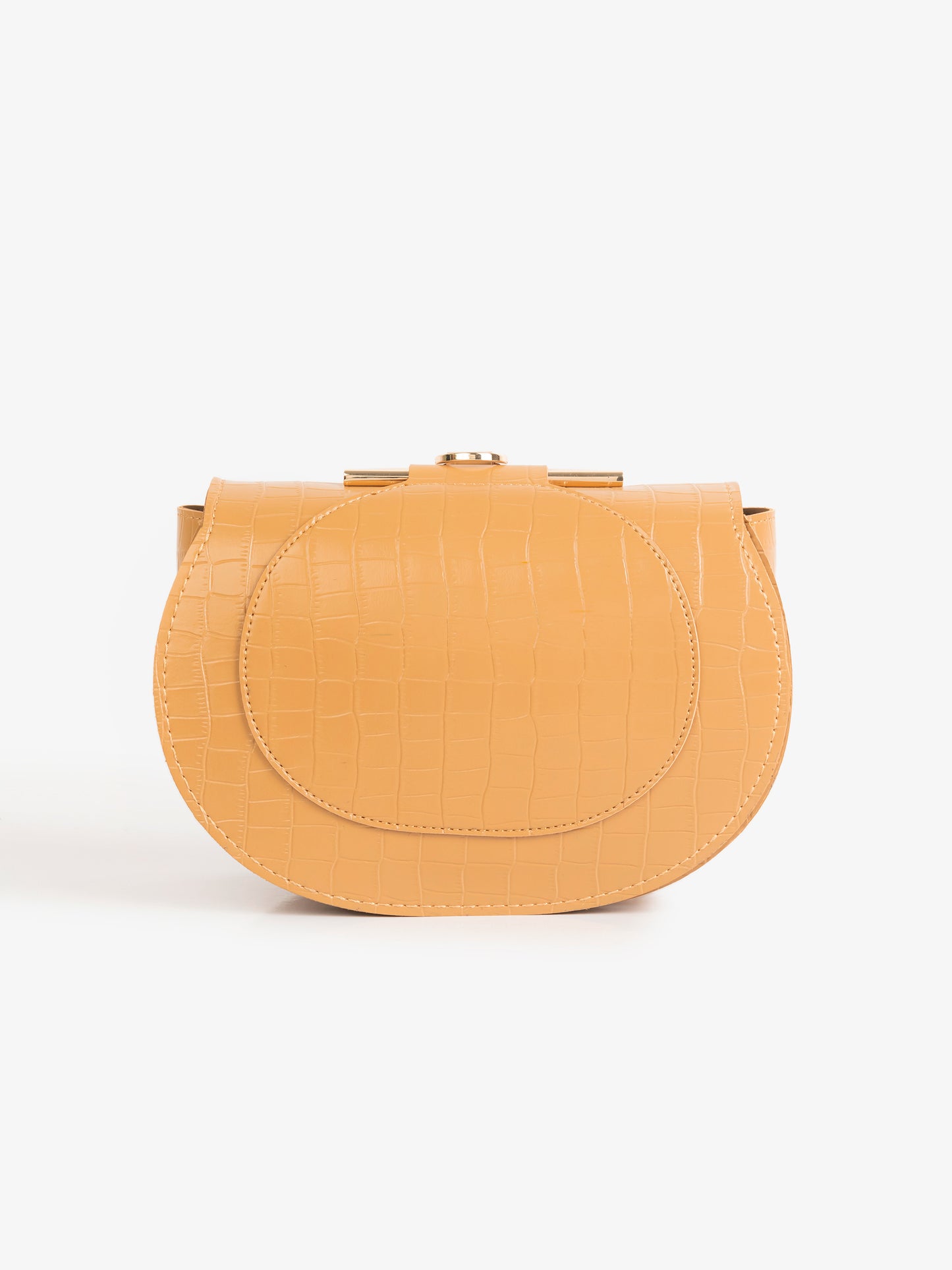 Snake Patterned Hobo Handbag
