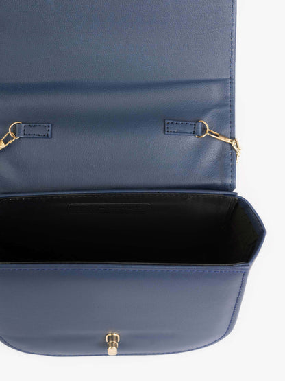 Snake Textured Hobo Handbag