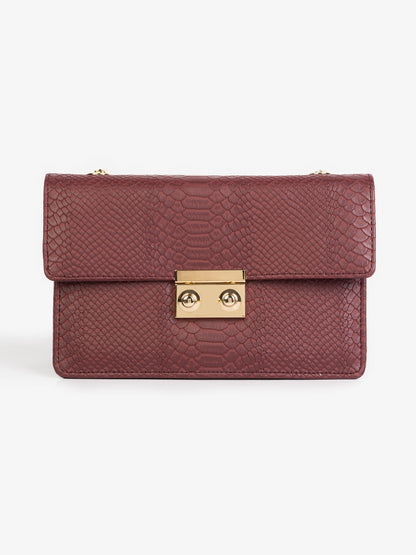 Snakeskin Texture Handbag