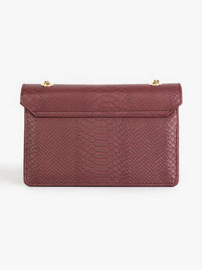 Snakeskin Texture Handbag