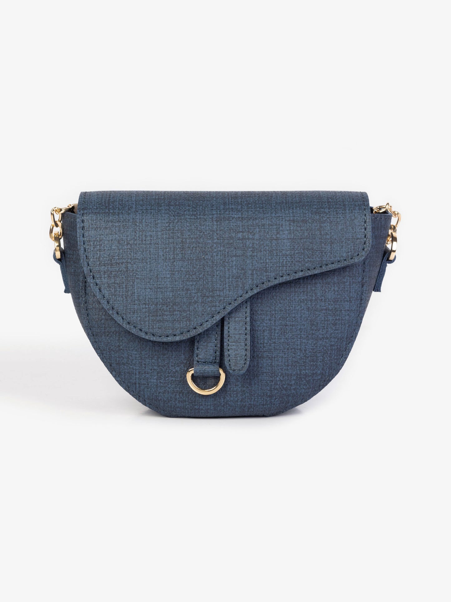 Curved flap bag