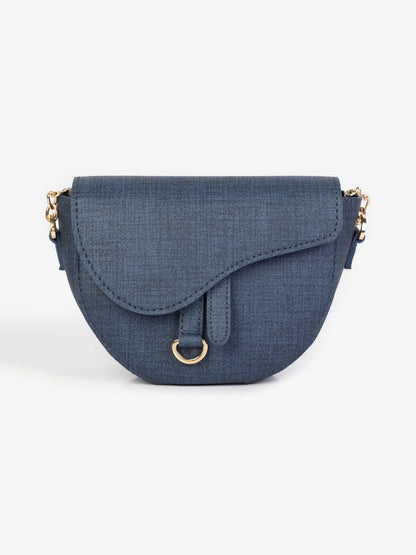 Curved flap bag