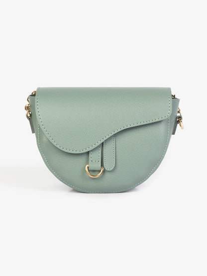 Curved flap bag