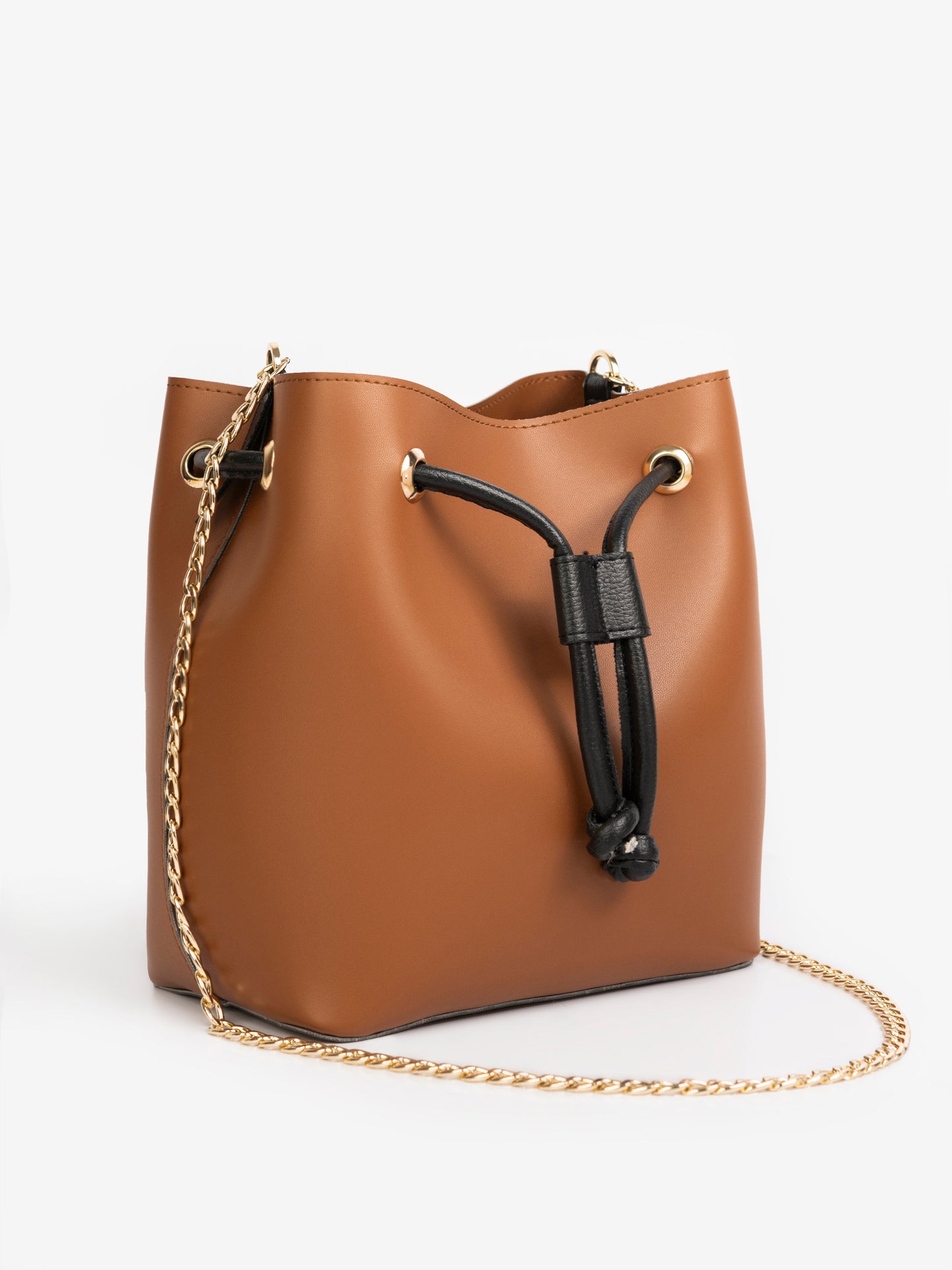 Drawstring Bucket Handbag