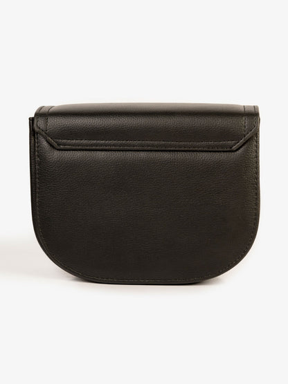 Curved Flap Handbag