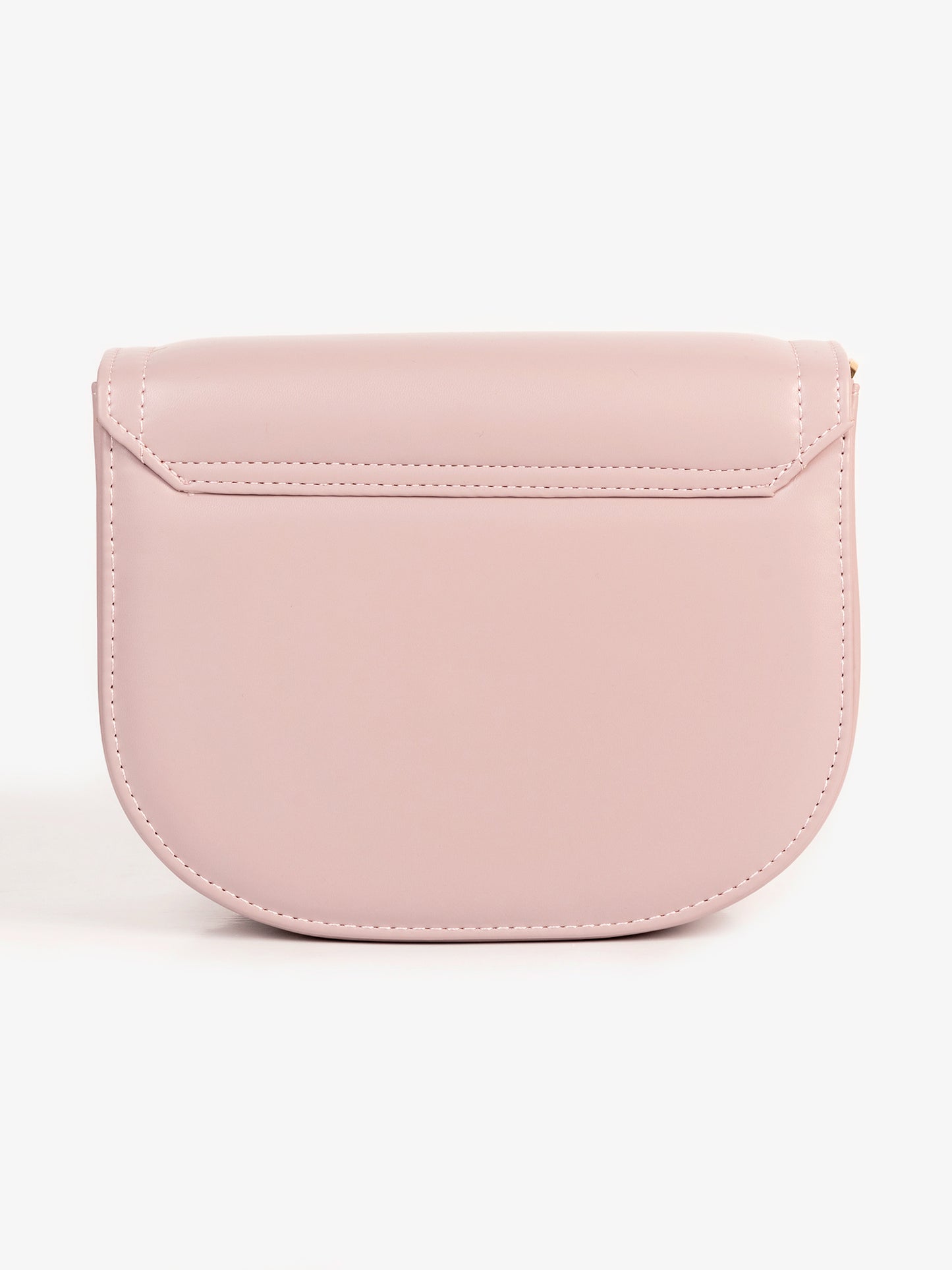 Curved Flap Handbag