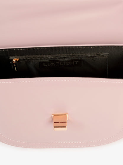 Curved Flap Handbag