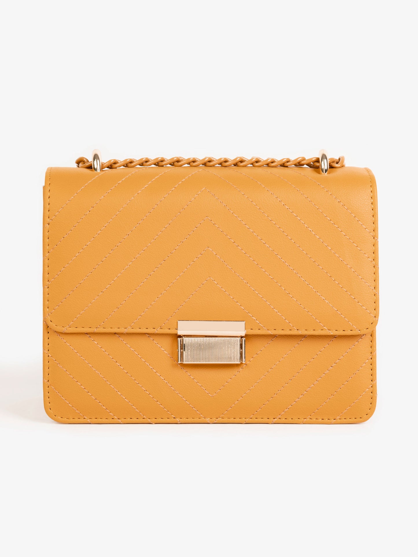 Chevron Stitch Handbag