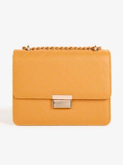 Chevron Stitch Handbag