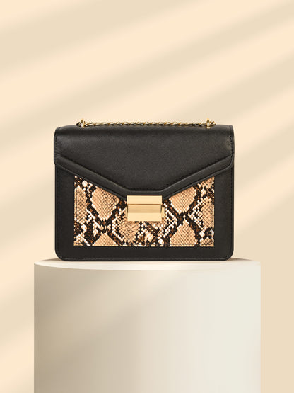 Two-tone Envelope Handbag