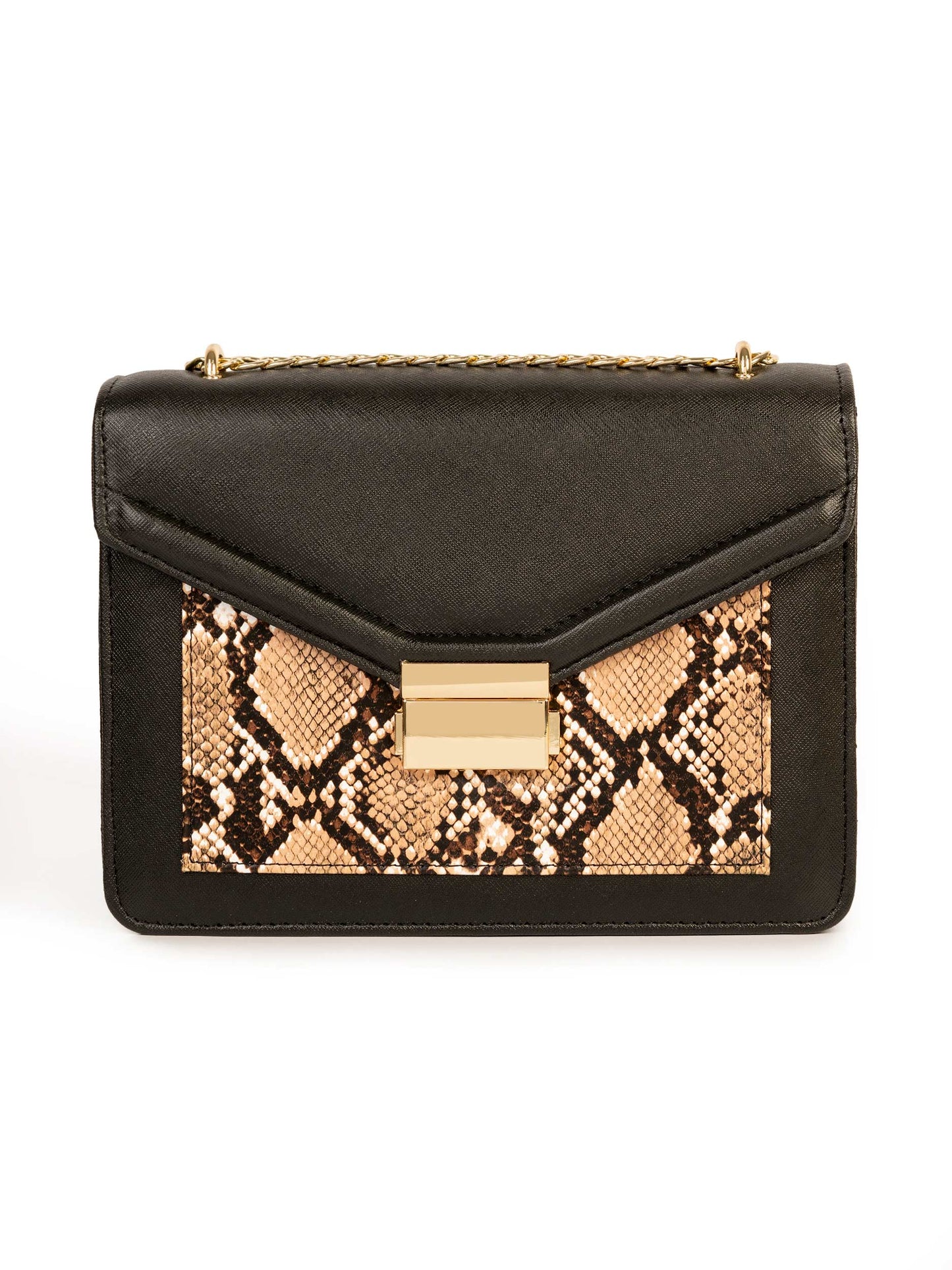 Two-tone Envelope Handbag