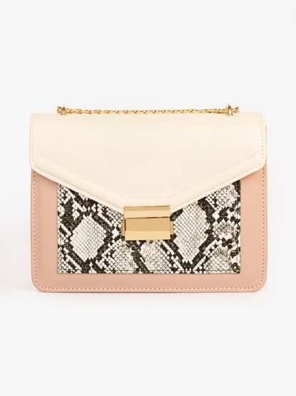 Two-tone Envelope Handbag