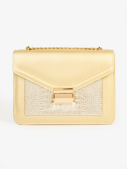 Two-tone Envelope Handbag