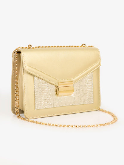 Two-tone Envelope Handbag