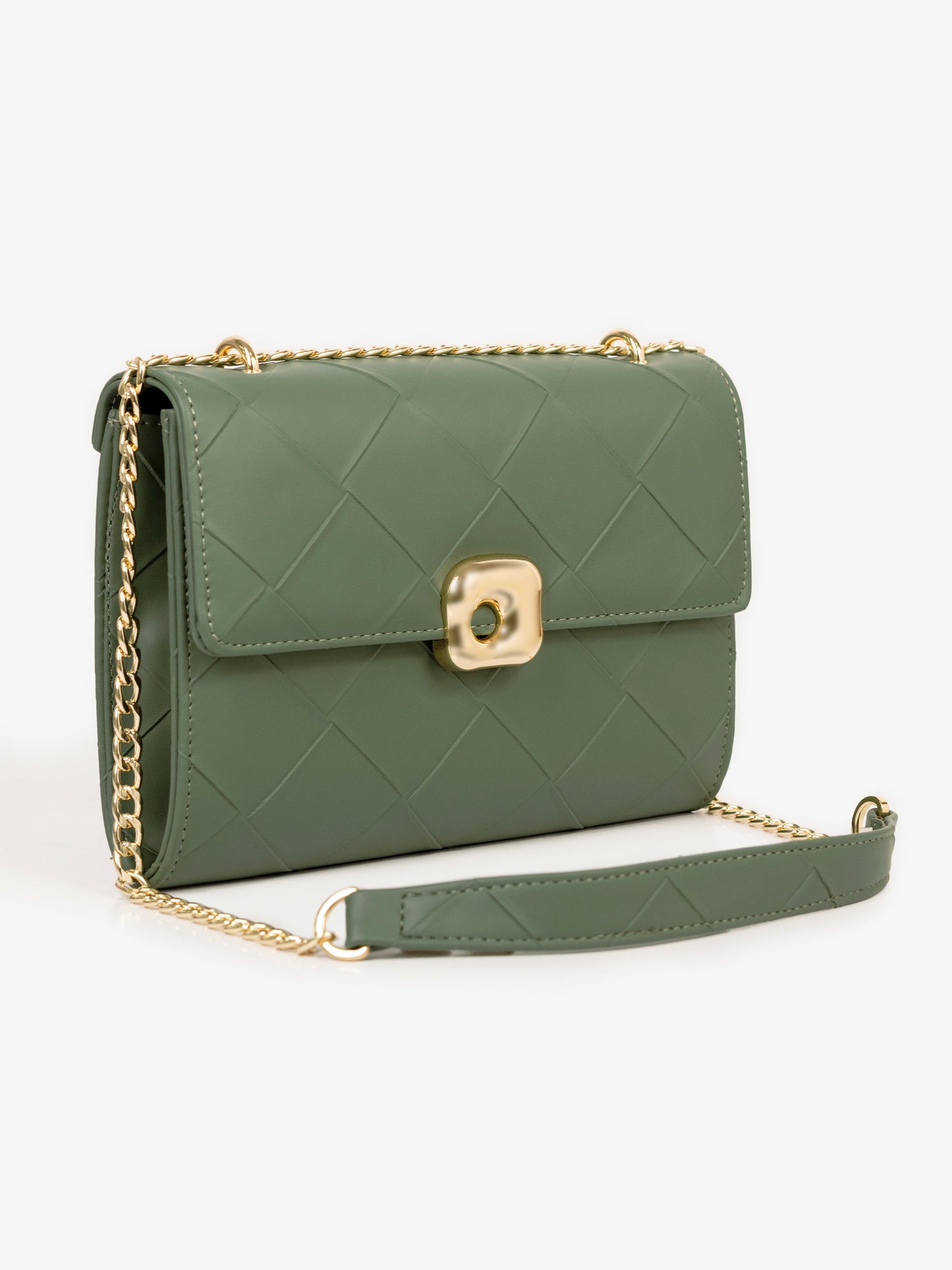 Quilted Textured Clutch
