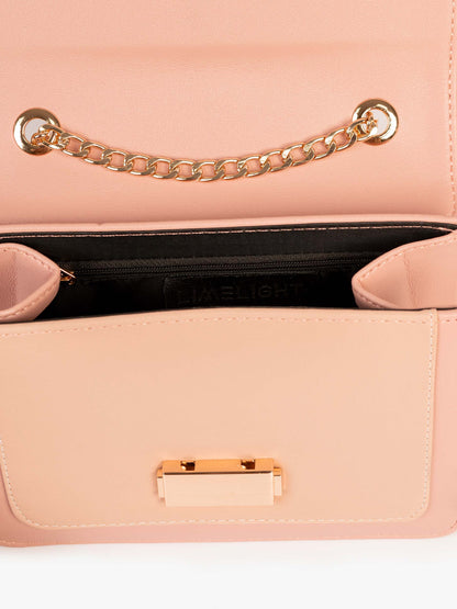Two-tone Textured Handbag