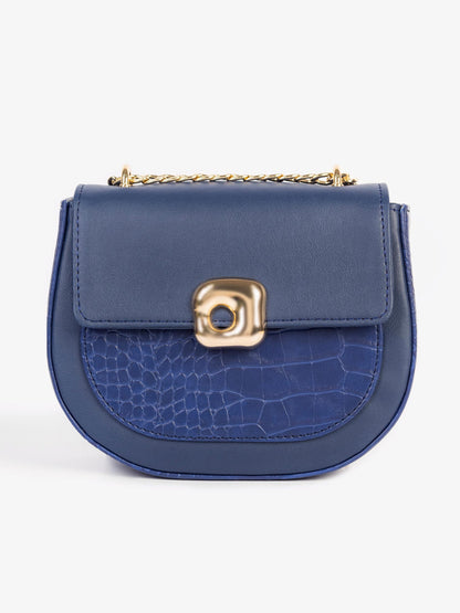 Two-tone Textured Handbag