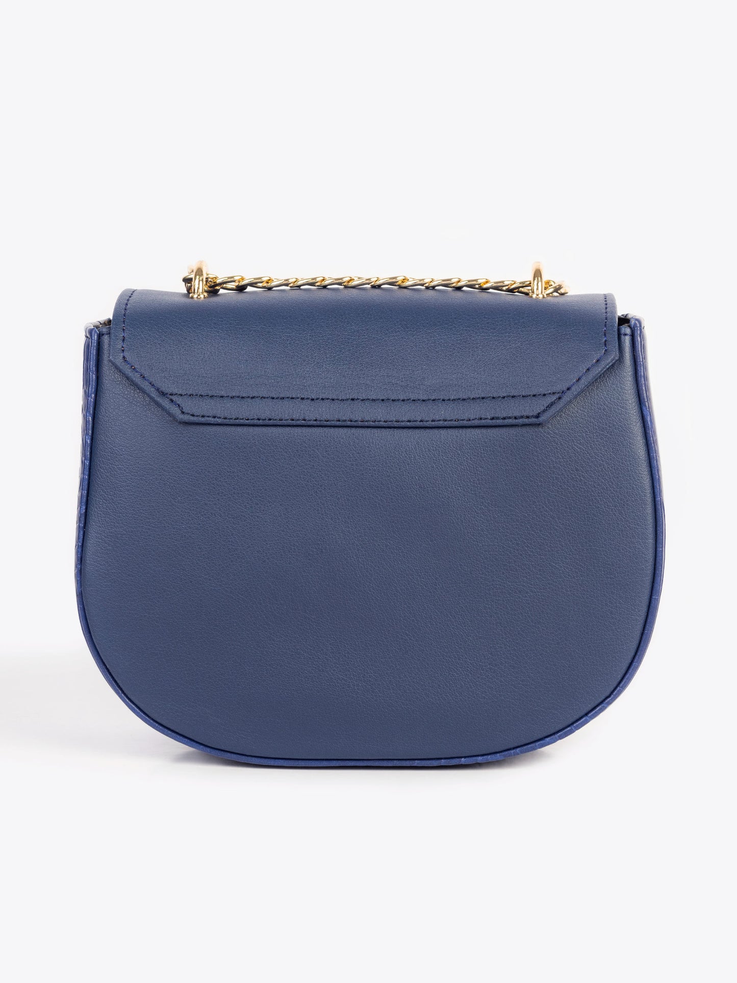 Two-tone Textured Handbag