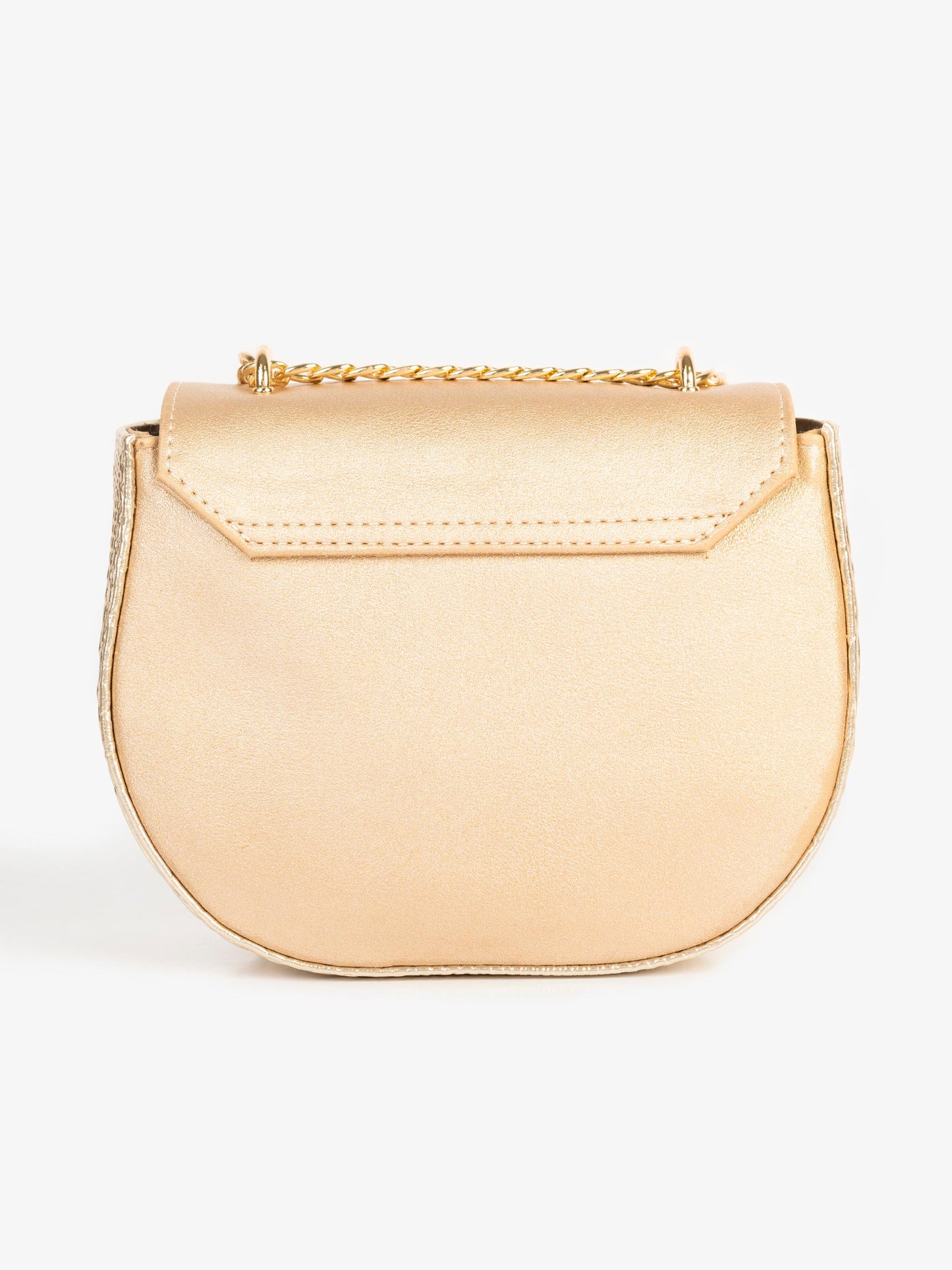Two-tone Textured Handbag