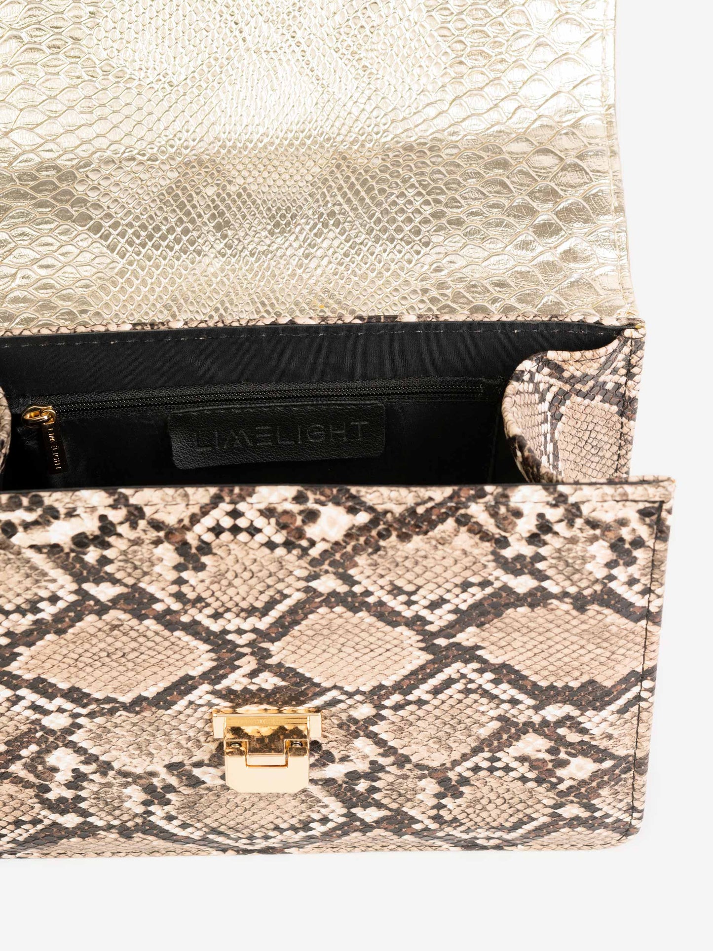 Two-tone Textured Handbag