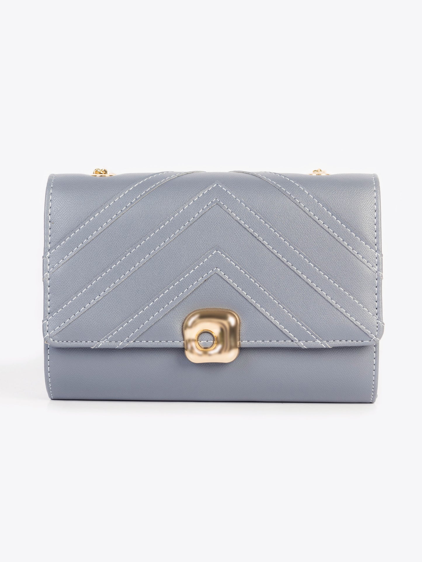 Chevron Stitch Clutch