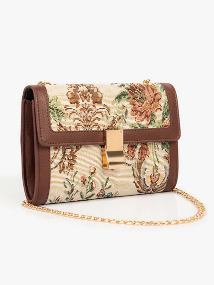 Floral Printed Clutch