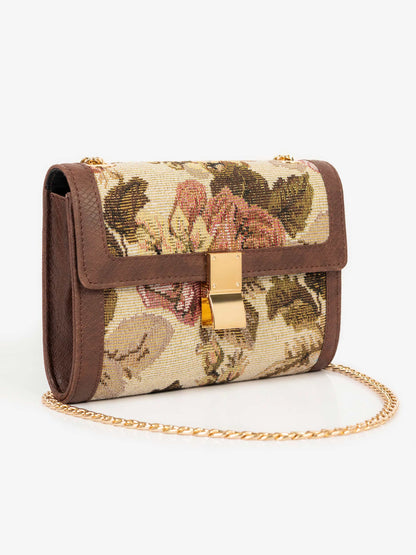 Floral Printed Clutch