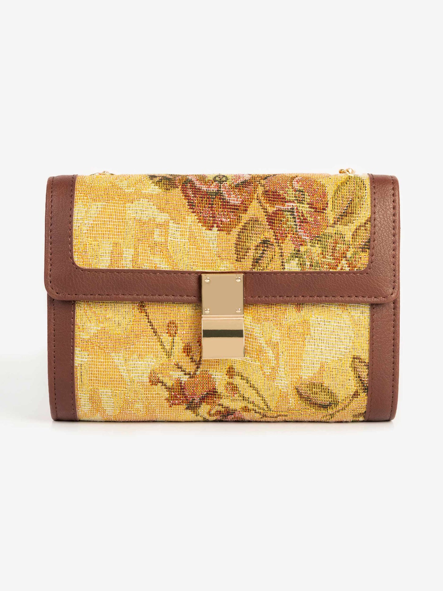 Floral Printed Clutch