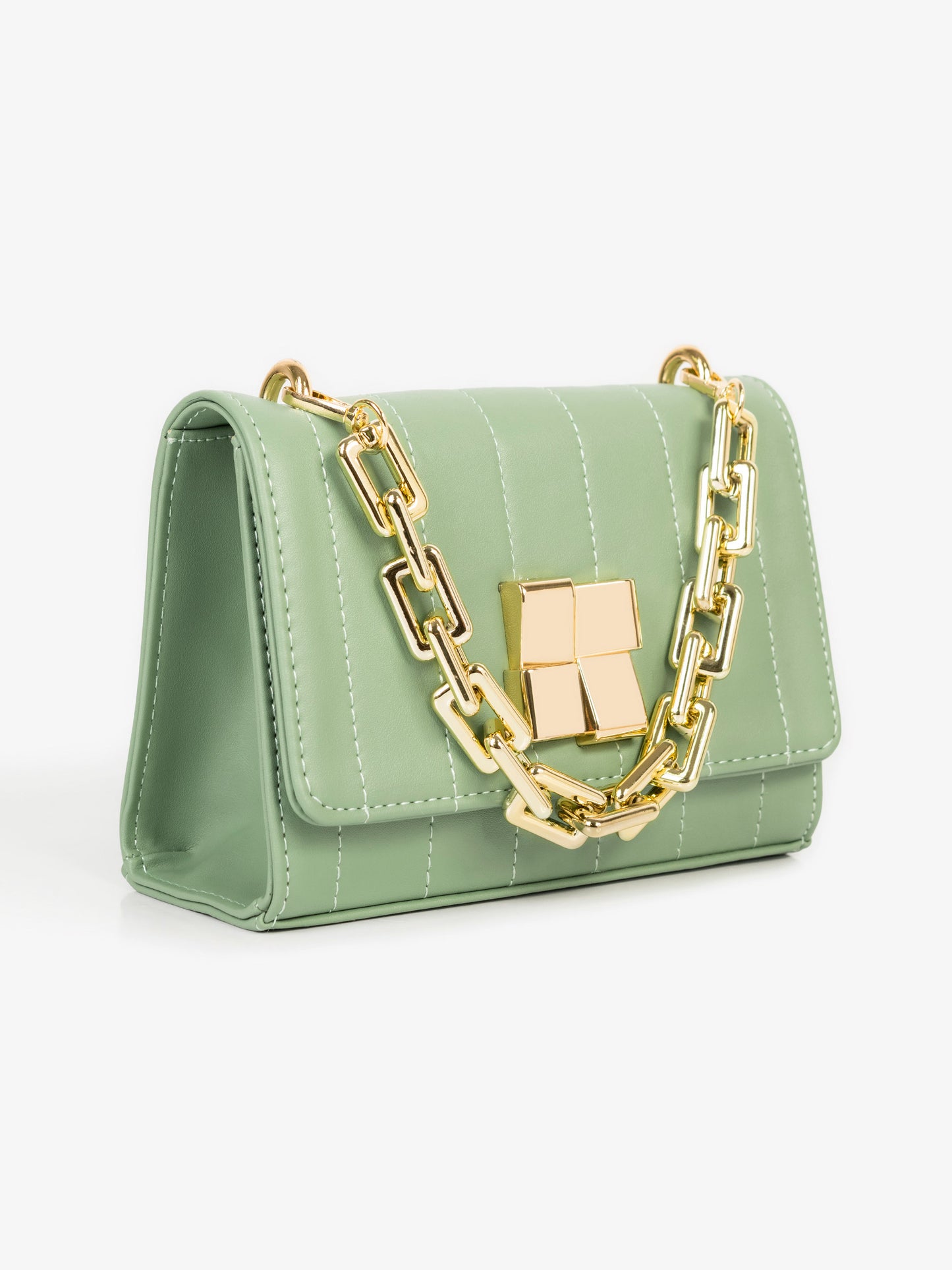 Stitched Casual Clutch