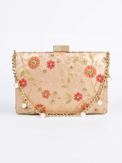 Embroidered Clutch