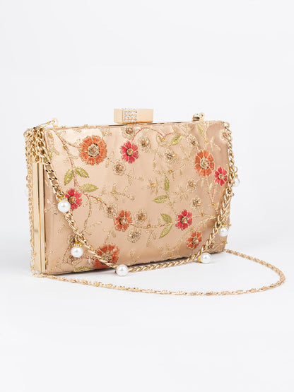 Embroidered Clutch