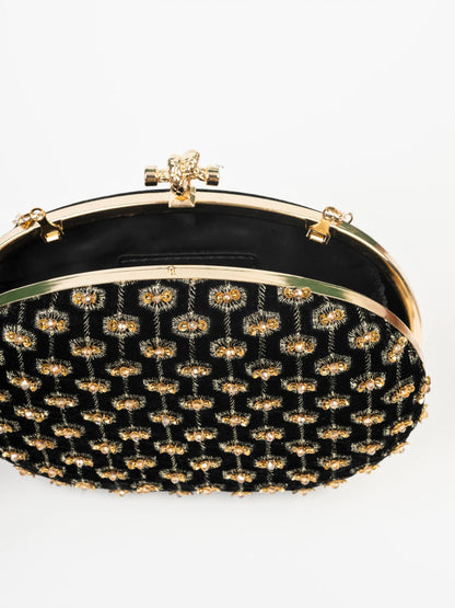 Embroidered Clutch
