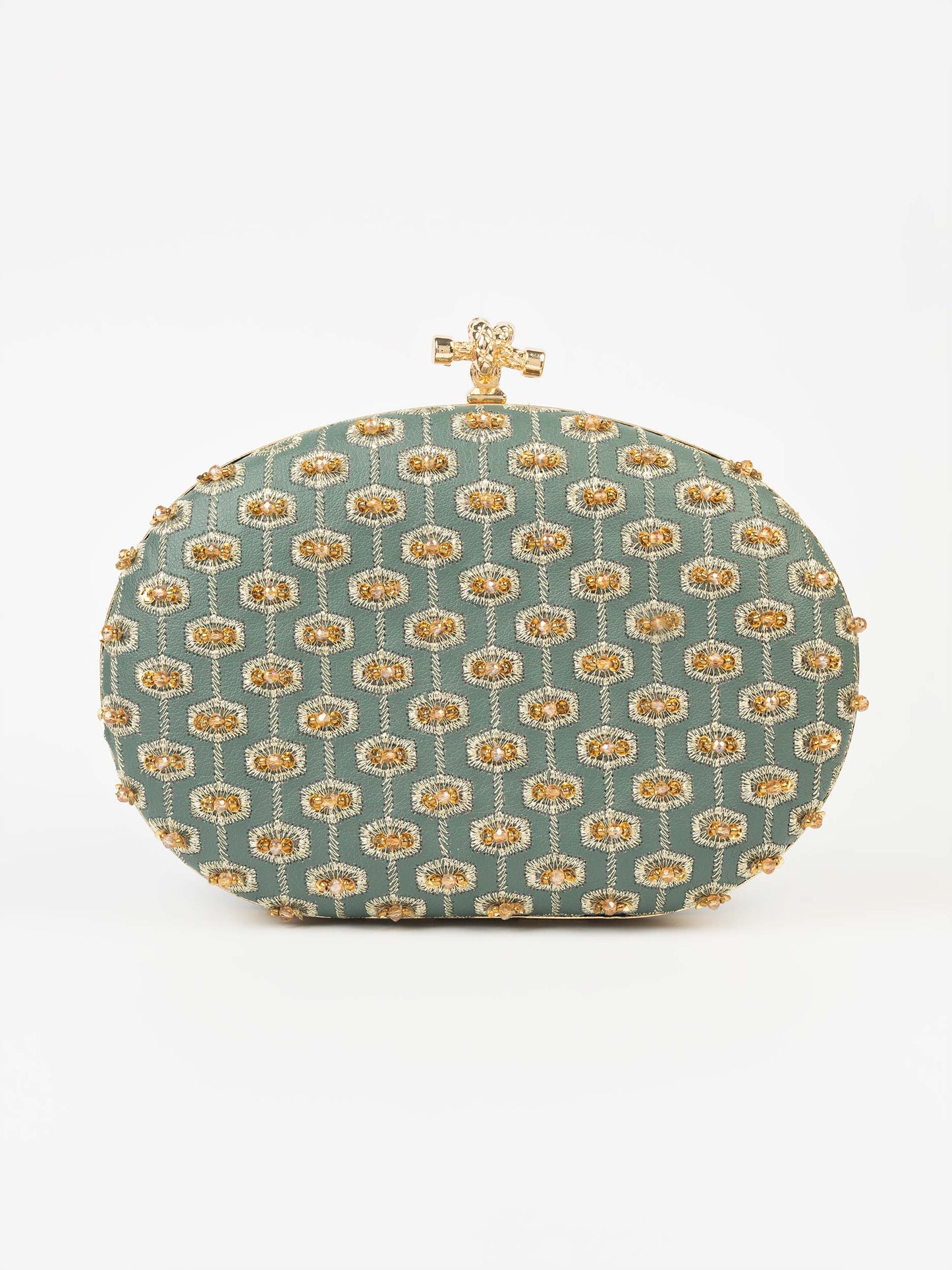 Embroidered Clutch