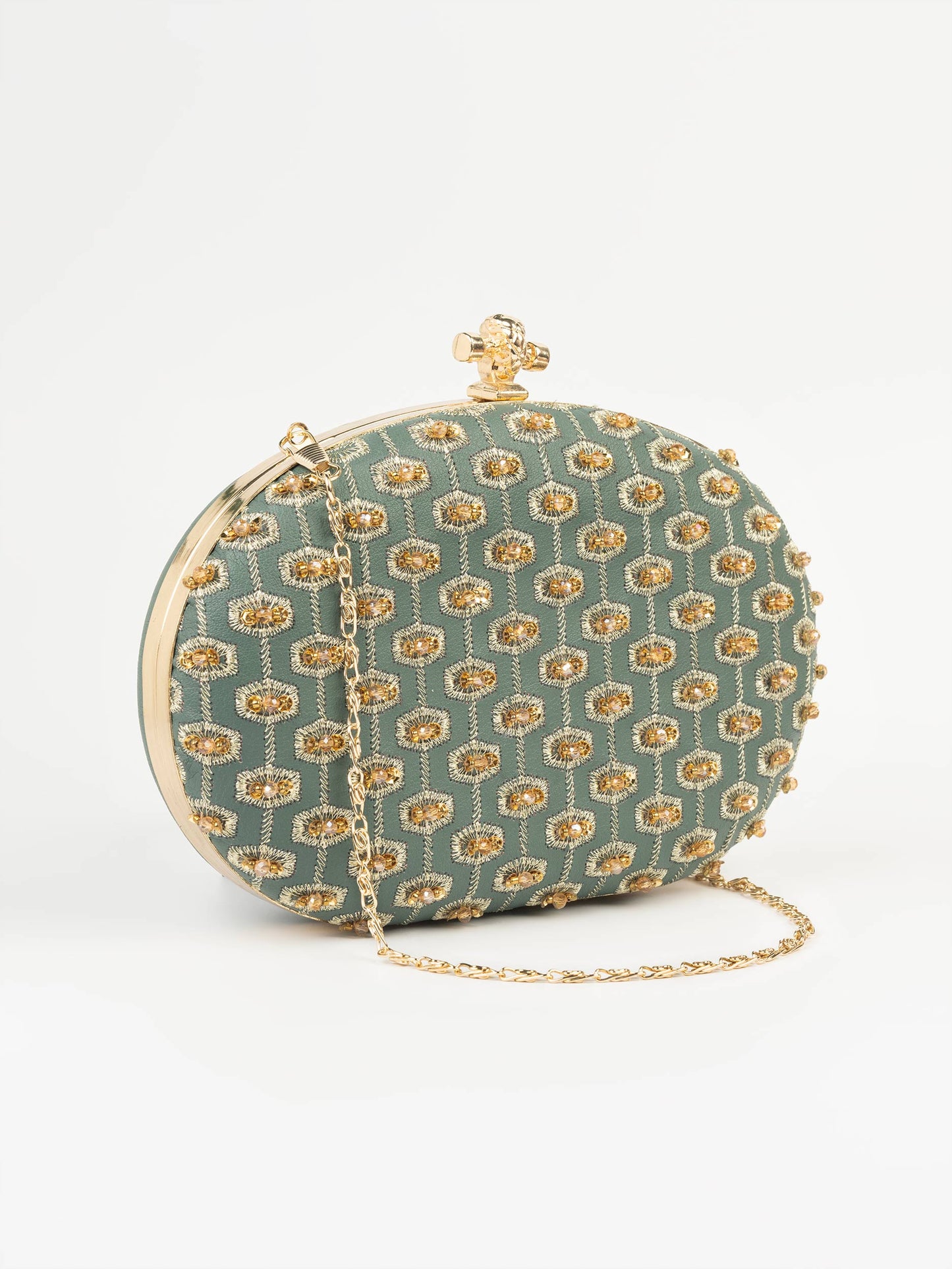 Embroidered Clutch