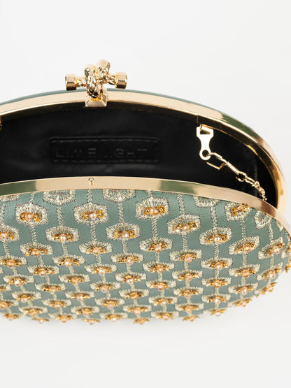 Embroidered Clutch