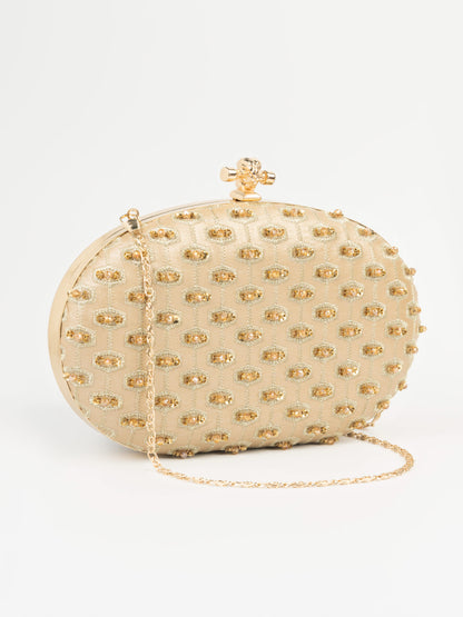 Embroidered Clutch