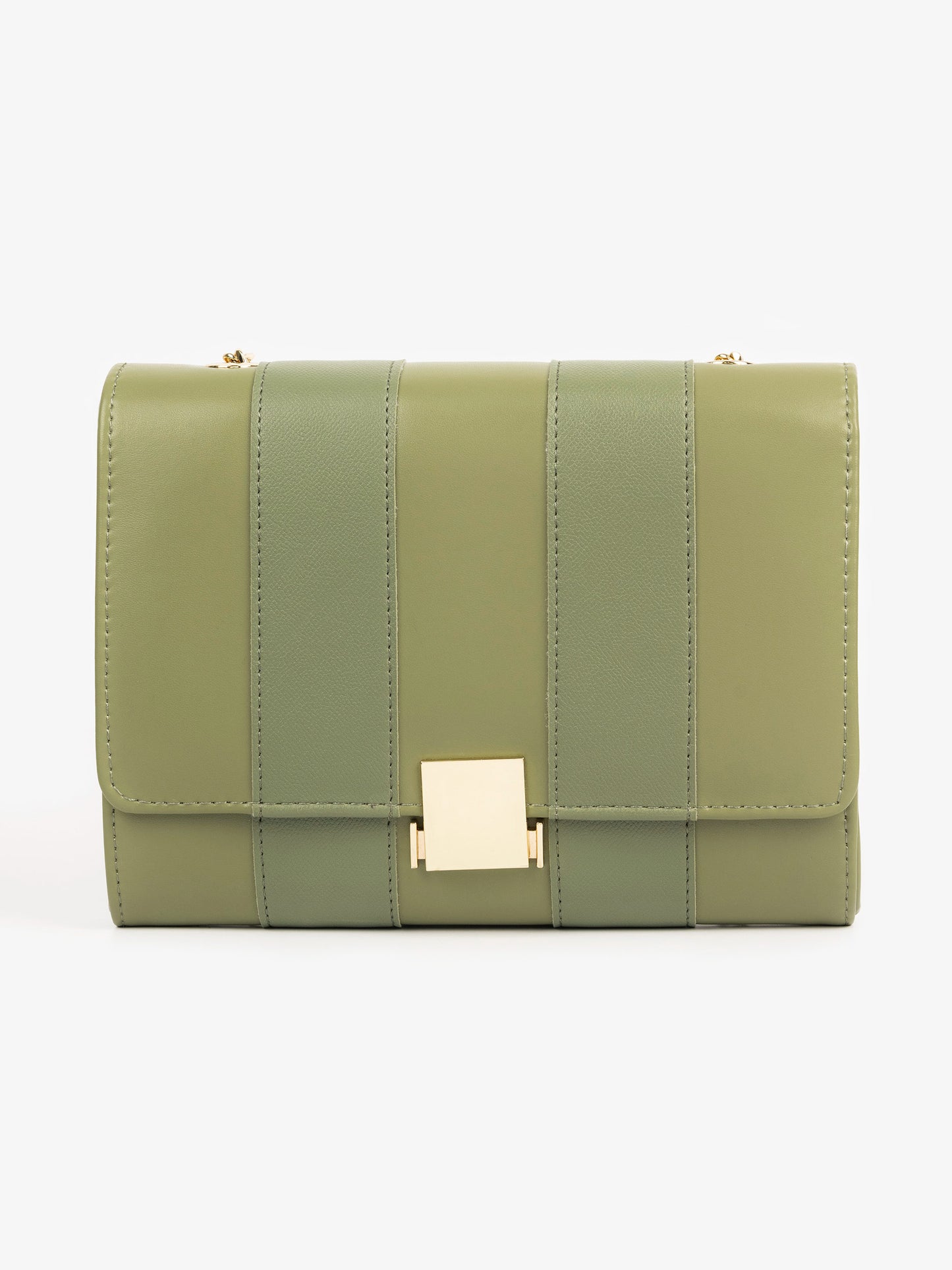 Striped Clutch