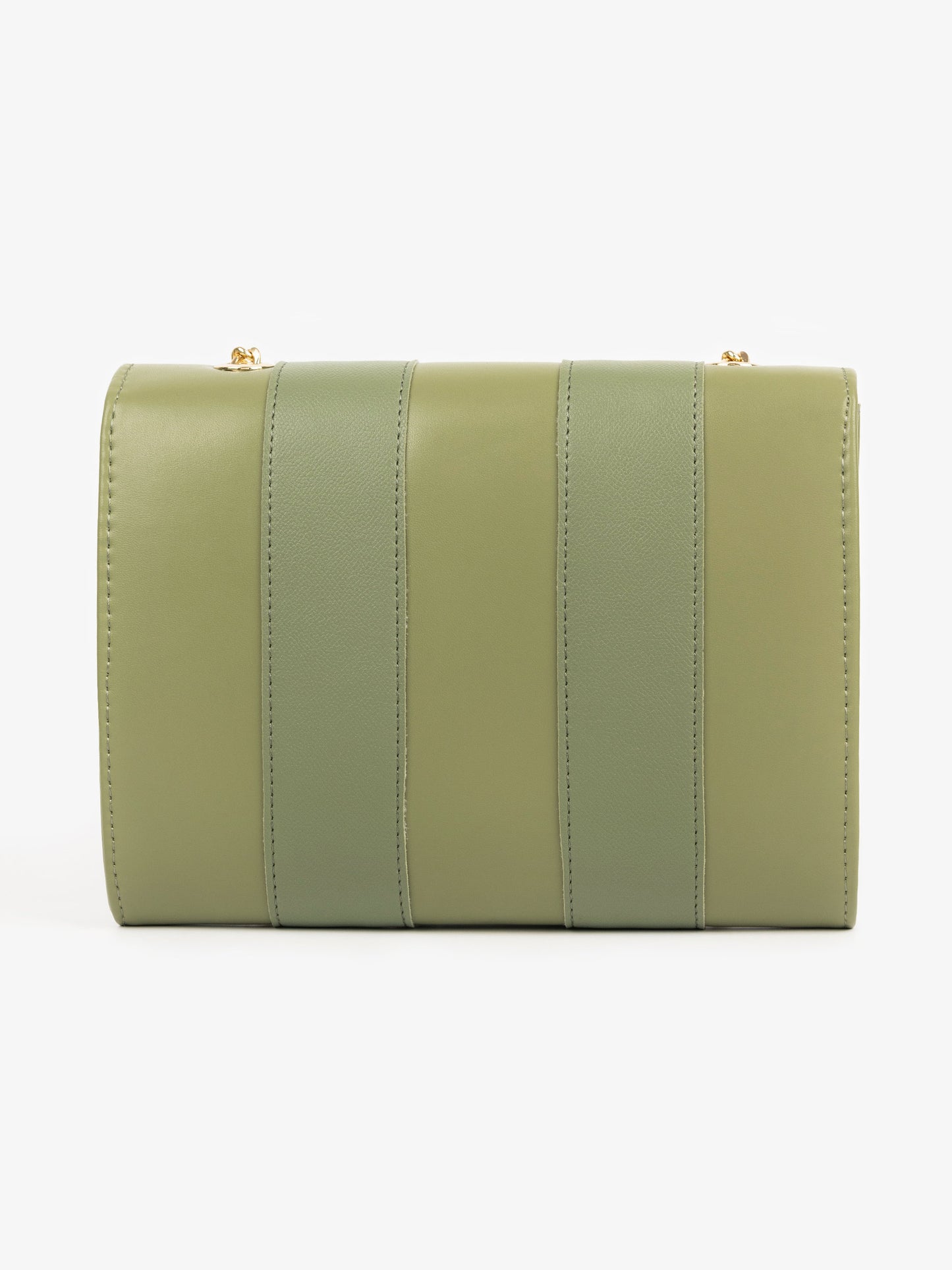Striped Clutch