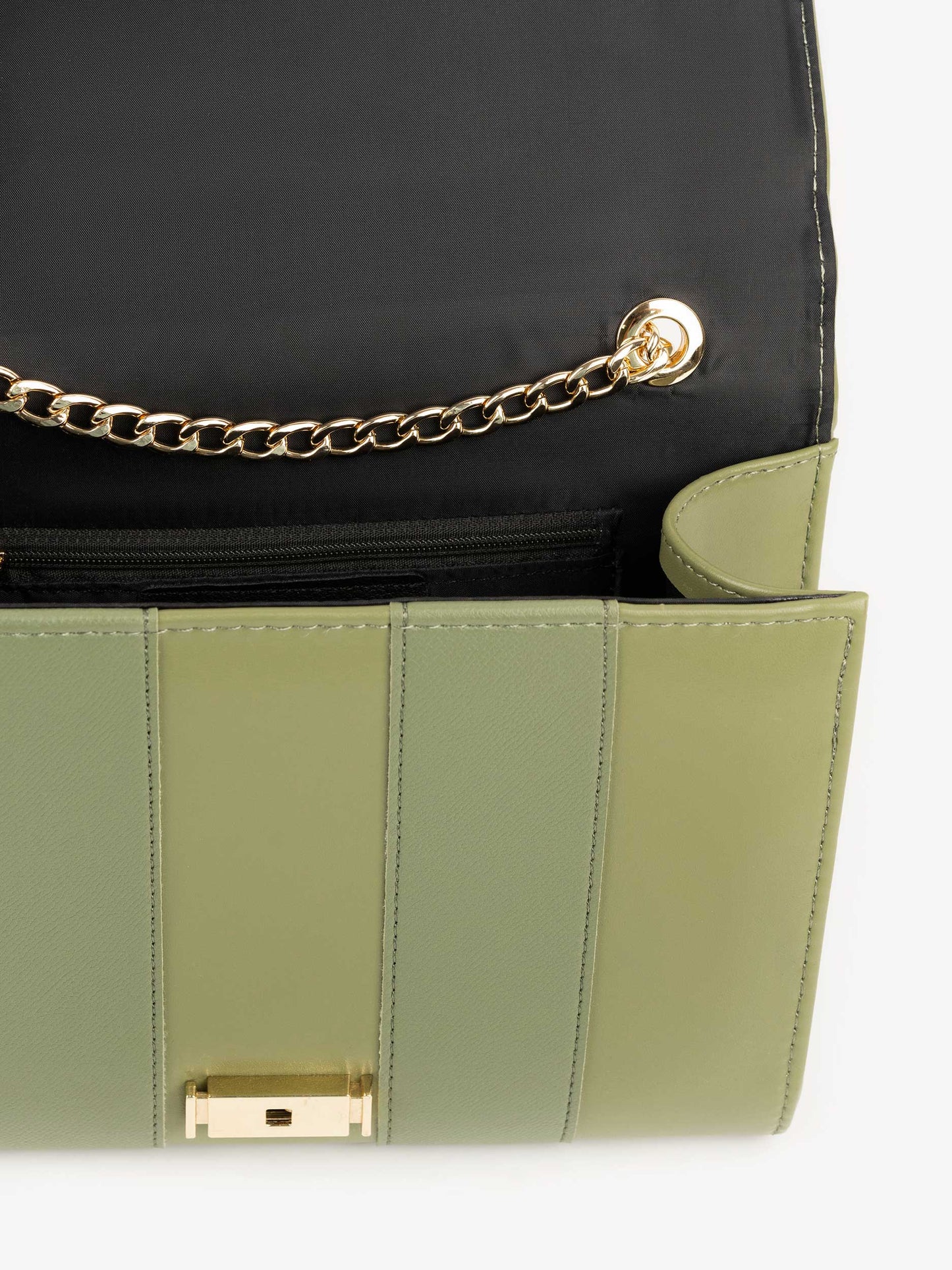 Striped Clutch